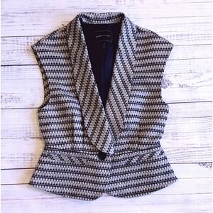 BCBG sleeveless jacket